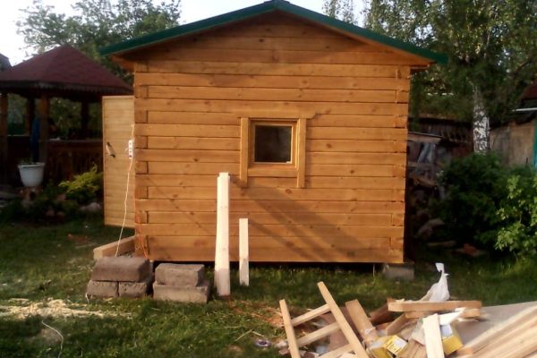 каркасная баня 2